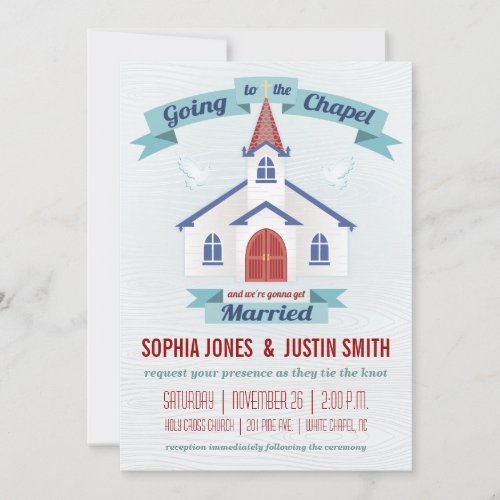 Going to the Chapel Wedding Invitation