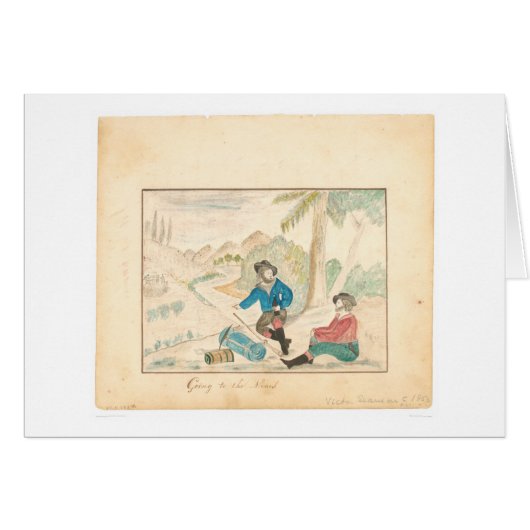 Going to the Mines (1600A) Cards (Front Horizontal)