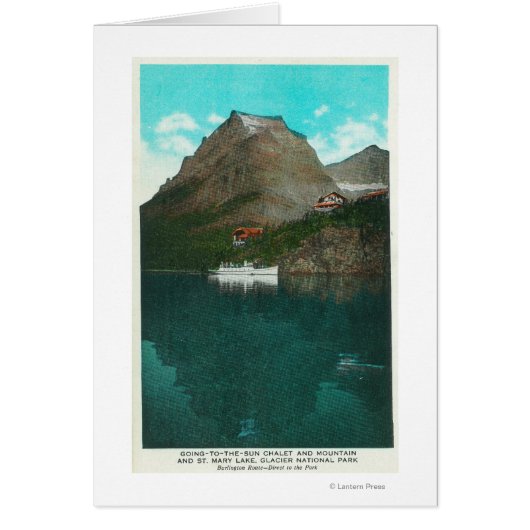 Going-To-The-Sun Chalet View Cards (Front)