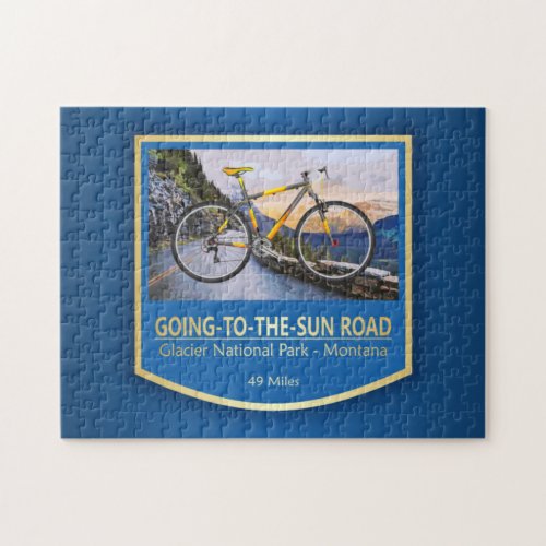 Going to the Sun Road bike2 Jigsaw Puzzle