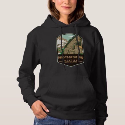 Going_To_The_Sun Road Glacier National Park Hoodie