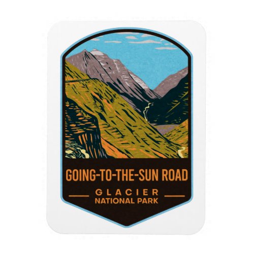 Going_To_The_Sun Road Glacier National Park Magnet