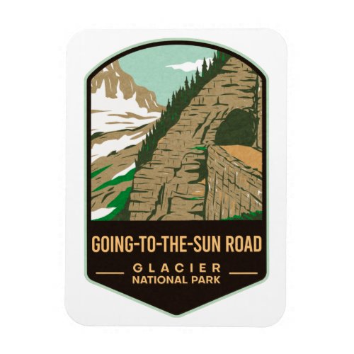 Going_To_The_Sun Road Glacier National Park Magnet