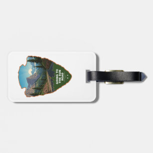 Going To The Sun Road Glacier NP Arrowhead Luggage Tag