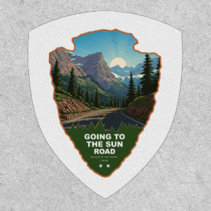 Going To The Sun Road Glacier NP Arrowhead Patch