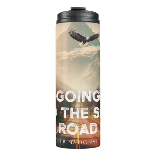 Going To The Sun Road Montana Eagle Thermal Tumbler