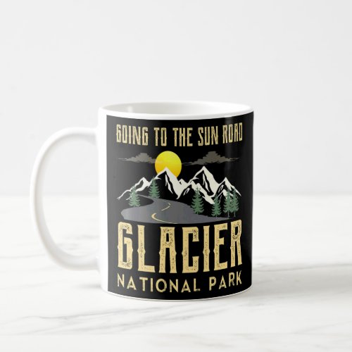 Going To The Sun Road  Montana  Glacier National  Coffee Mug