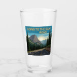 Going To The Sun Road Montana Landscape Glass