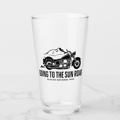 Going To The Sun Road Montana Motorcycle Glass