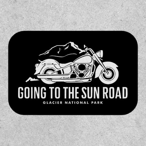 Going To The Sun Road Montana Motorcycle Patch