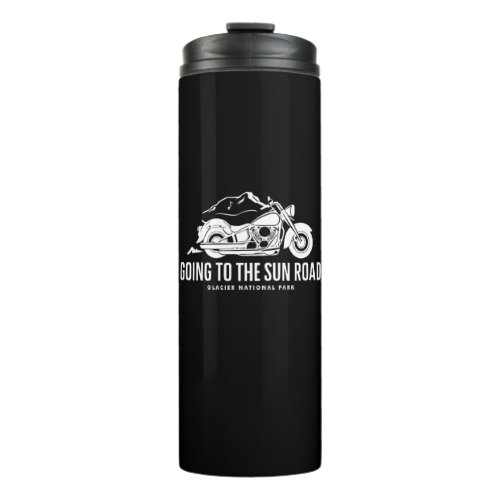 Going To The Sun Road Montana Motorcycle Thermal Tumbler