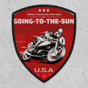 Going-to-the-Sun Road montana motorcycle trip Patch