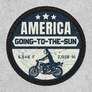 Going-to-the-Sun Road montana motorcycle trip Patch