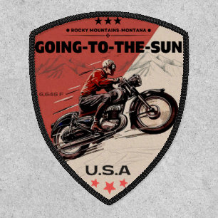 Going-to-the-Sun Road montana motorcycle trip Patch