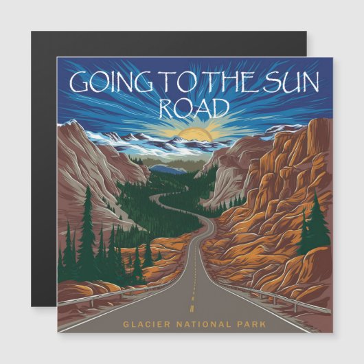 Going To The Sun Road Montana Vista (Front/Back)