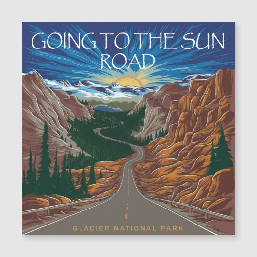 Going To The Sun Road Montana Vista (Front)