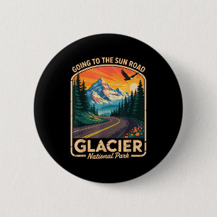 Going To The Sun Road Shirt Montana T Shirt Glacie Button