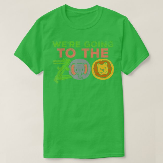 Going To The Zoo Trip Safari Visit Adventure Wildl T-Shirt (Design Front)