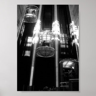 Going up, down, and mostly around poster