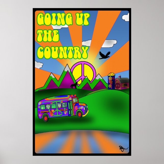 Going Up The Country Poster (Front)