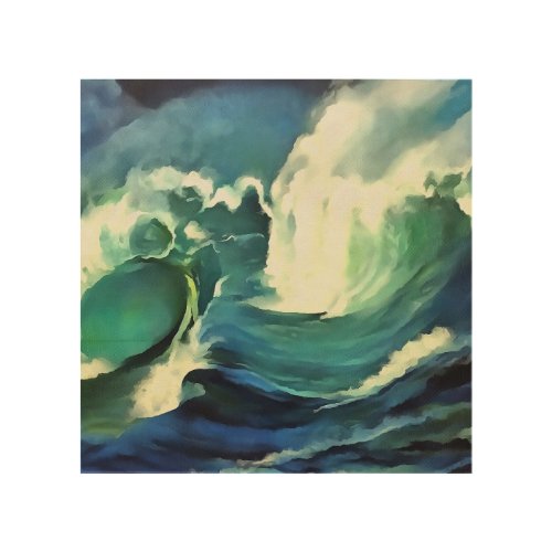 Going With The Flow Crashing Ocean Waves Art