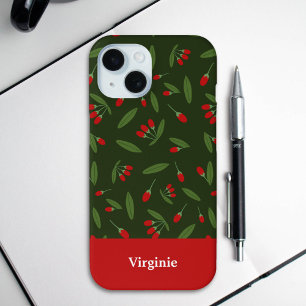 Goji Pattern iPhone 15 Case