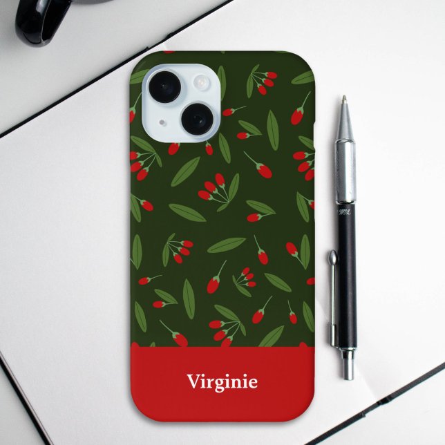 Goji Pattern Case-Mate iPhone Case (Goji Pattern Phone Case)