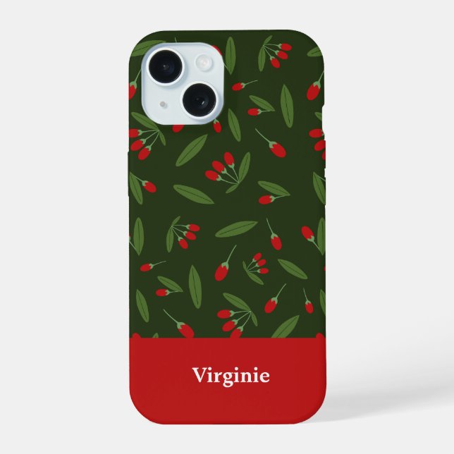 Goji Pattern Iphone Case (Back)
