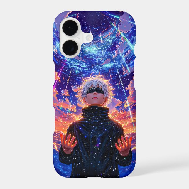 Gojo Satoru Cosmic Void Edition iPhone Case (Back)