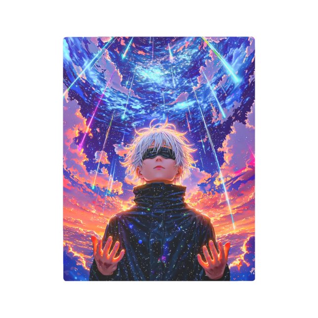 Gojo Satoru Infinite Void Metal Print (Front)