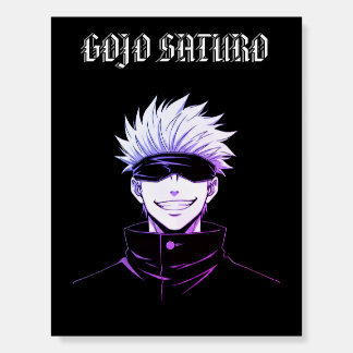 Gojo Saturo Anime Foam Boards