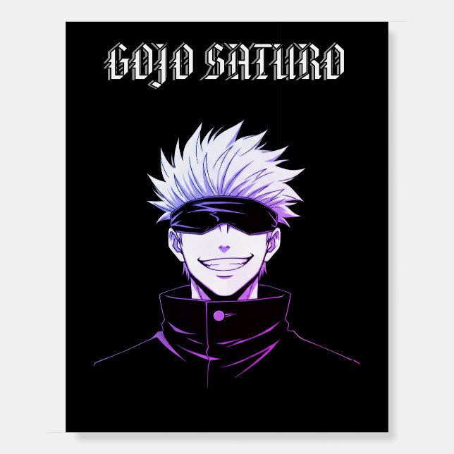 Gojo Saturo Anime Foam Boards (Front)