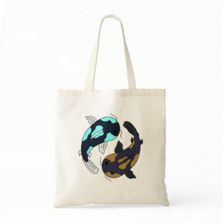 Gojo x Geto Yin Yang Koi Fish Tote Bag