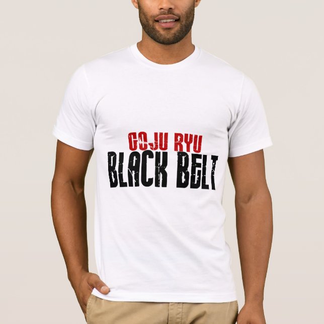 Goju Ryu Black Belt T-Shirt (Front)