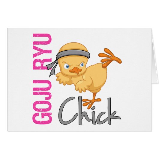 Goju Ryu Chick Cards (Front Horizontal)