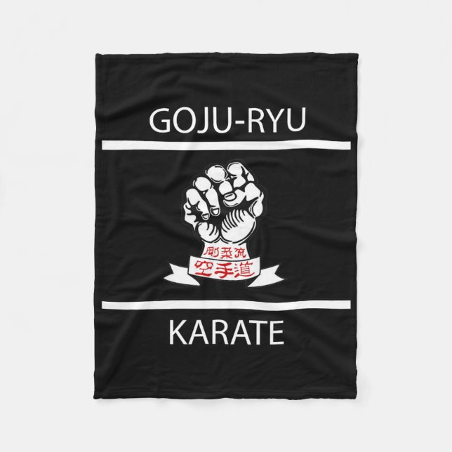 Goju-ryu Karate  Fleece Blanket (Front)