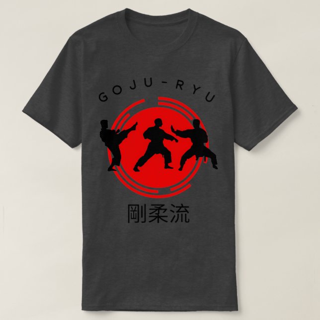 GojuRyu Karate Martial Arts Japanese T-Shirt (Design Front)