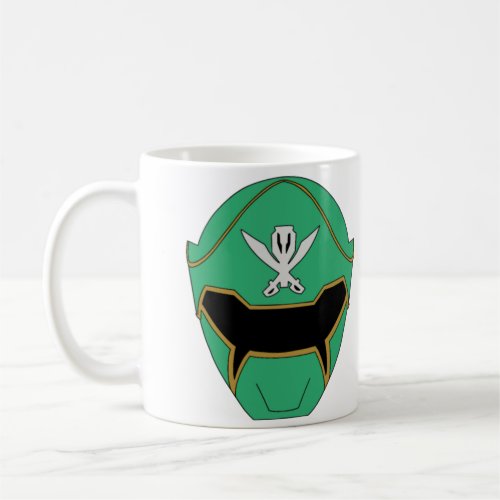 Gokai Super Mega Green Helmet Mug