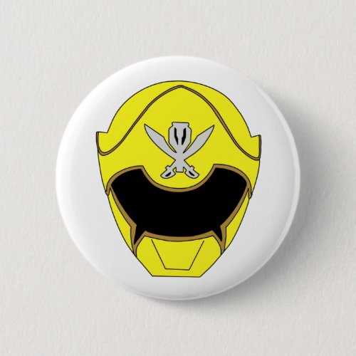 Gokai Super Mega Yellow Helmet Button
