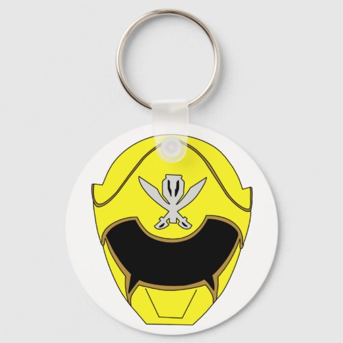 Gokai Super Mega Yellow Helmet Keychain