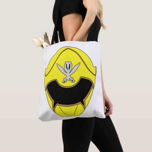 Gokai Super Mega Yellow Helmet Tote Bag
