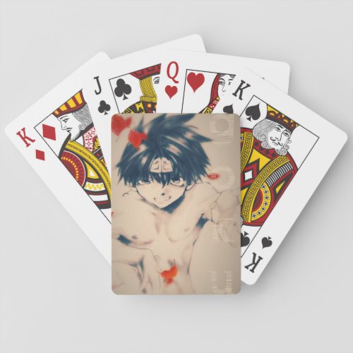 goku playing cards