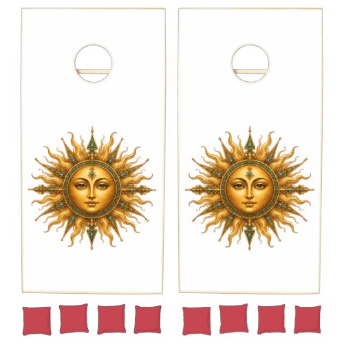 Gol Bano Collection | Golden Sun Bluetooth Speaker Cornhole Set