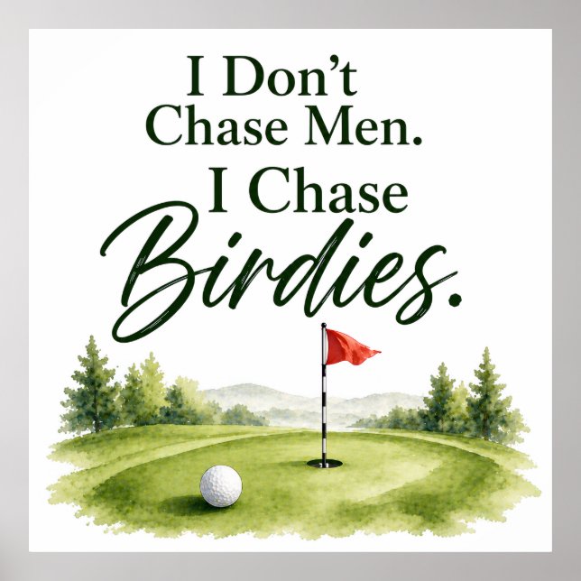 Gol Funny Quotes for Golfer  Poster (Front)