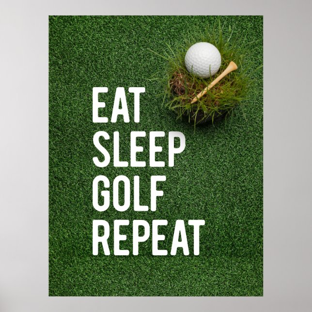 Gol Funny Quotes for Golfer  Poster (Front)