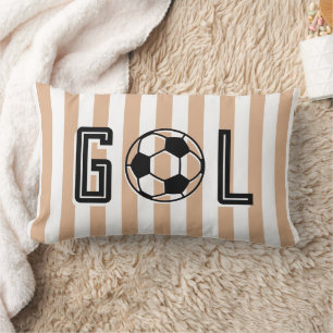 Gol Soccer Football Boy Girl Room Decor Lumbar Pillow