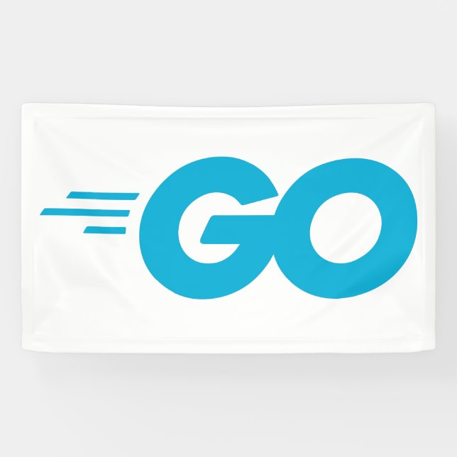 Golang Logo (Go Programming Language) Banner (Horizontal)