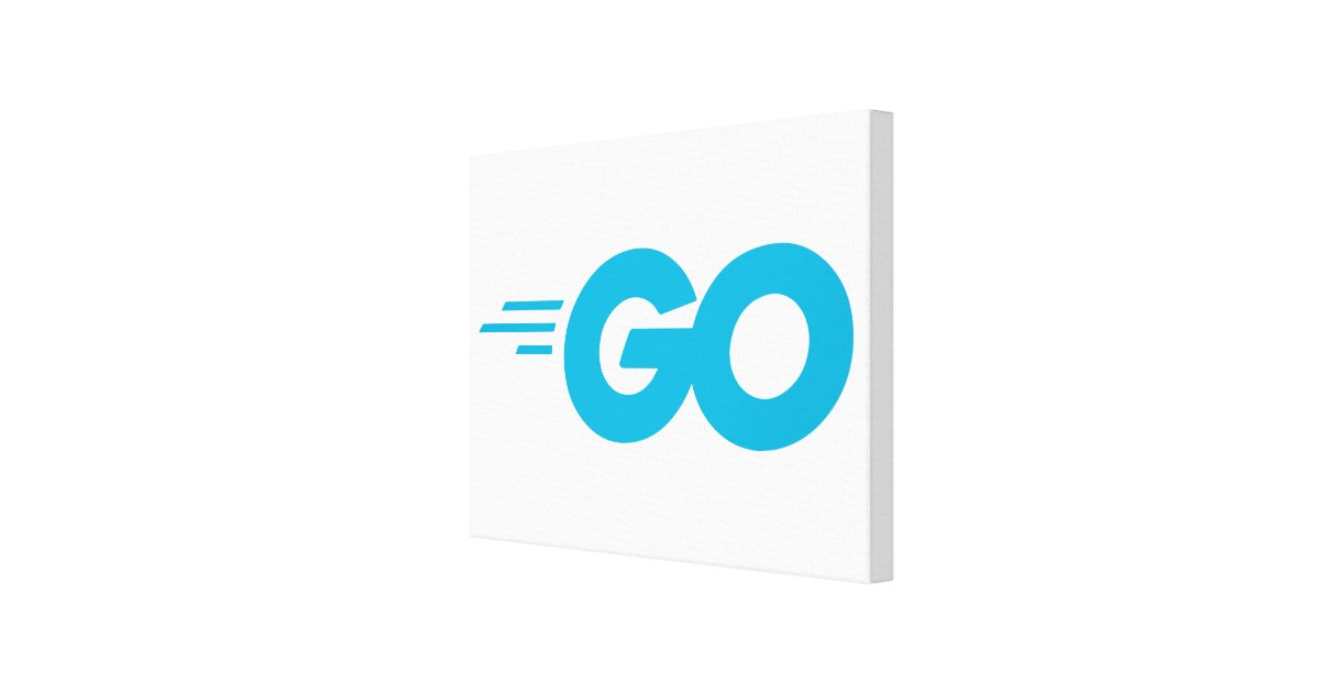 Golang Logo (Go Programming Language) Canvas Print | Zazzle