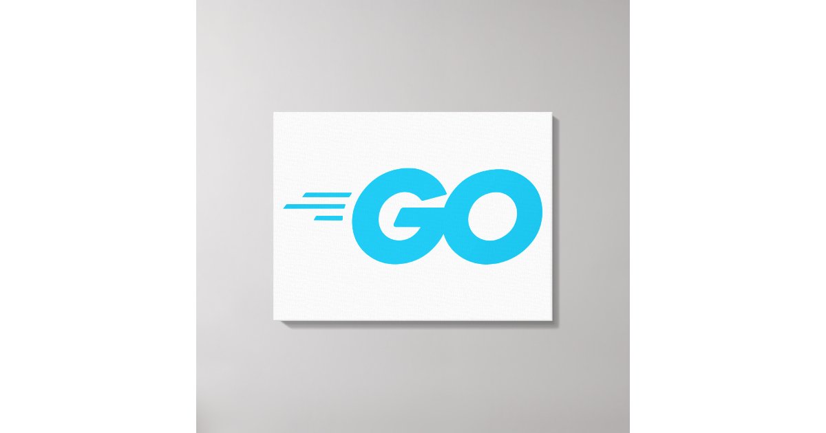 Golang Logo (Go Programming Language) Canvas Print | Zazzle