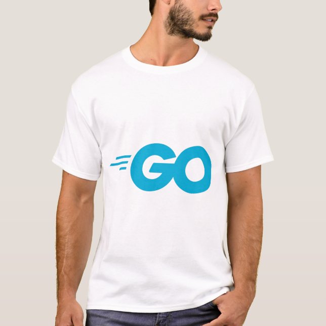 Golang Logo (Go Programming Language) T-Shirt (Front)